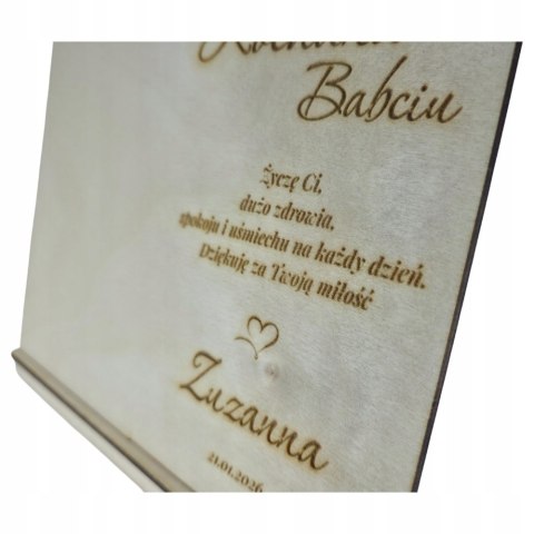 Personalizowana tabliczka ze zdjęciem wnuków dla Babci i Dziadka PREZENT