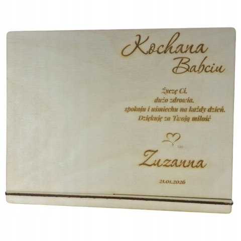 Personalizowana tabliczka ze zdjęciem wnuków dla Babci i Dziadka PREZENT