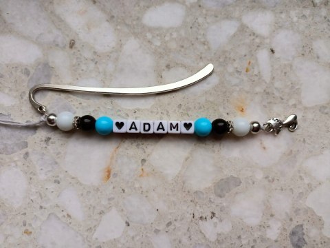 ZAKŁADKA IMIENNA DO KSIĄŻKI PERSONALNA NA PREZENT