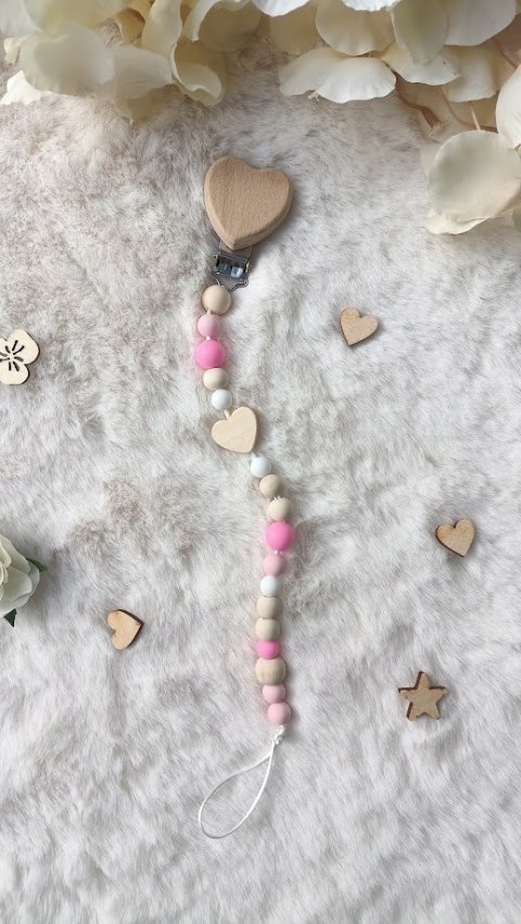 ZAWIESZKA DO SMOCZKA drewniana Z KLIPSEM Z IMIENIEM dziecka różne wzory