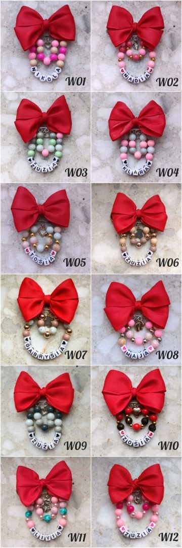 ZAWIESZKA DO WÓZKA NA PREZENT NARODZINY IMIE WZORY