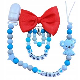 ZESTAW Zawieszka do smoczka + wózka PREZENT KOALA